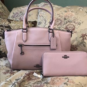 Coach Elise Aurora Satchel & Wallet
